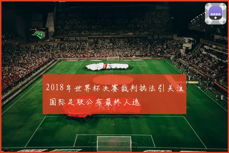 2018年世界杯决赛裁判执法引关注 国际足联公布最终人选