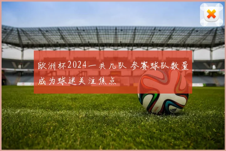 欧洲杯2024一共几队 参赛球队数量成为球迷关注焦点